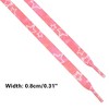 INSPIRE CHIC Tie-Dye Stars Flat Shoelaces for Sneakers Hiking Shoes 0.31'' 1 Pair - 3 of 4