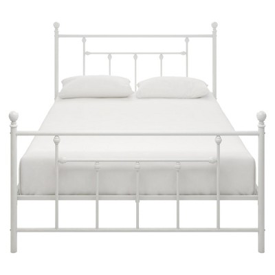 target black metal bed frame