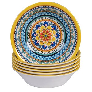 22oz 6pk Melamine Portofino Bowls - Certified International - 1 of 4