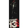 Friday the 13th 13 Logo Men's Black Graphic Sleep Pajama Pants - 2 of 4