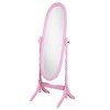 Damerin Freestanding 59.25 in.H Traditional Queen Anna Style Wood Cheval Floor Full Length Mirror - 2 of 4