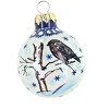Blue Rose Polish Pottery Vena Small Christmas Ball - 2 of 2