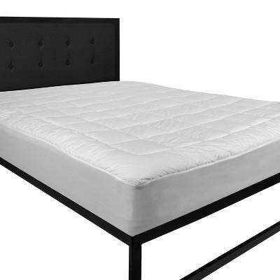 Flash Furniture Capri Comfortable Sleep Mattress Pad - Cotton Top - Deep Pockets - Hypoallergenic