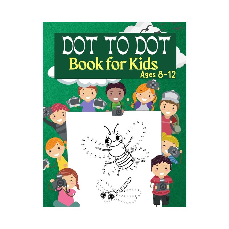 Dot to Dot Book for Kids Ages 8-12 - by  Penelope Moore (Paperback), 1 of 2