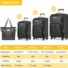 5 Piece Softside Luggage Set with TSA Lock and Spinner Wheels, Lightweight Expandable Suitcases for Family Travel – Cuddlewood - 4 of 4