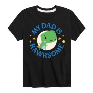 Boys' - Fisher-Price - My Dad Is Rawrsome Short Sleeve Graphic T-Shirt - 1 of 4
