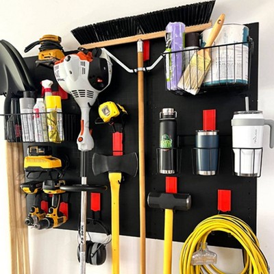 Black Magnetic Steel Cup Holder Basket