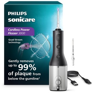 Philips Sonicare Power Flosser 3000 Cordless - HX3826/23 - Black