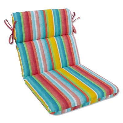 Outdoor/indoor Rounded Corners Chair Cushion Dina Fiesta - Pillow ...