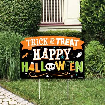Big Dot of Happiness Jack-O'-Lantern Halloween - Kids Halloween Party Yard Sign Lawn Decorations - Trick or Treat Party Yardy Sign