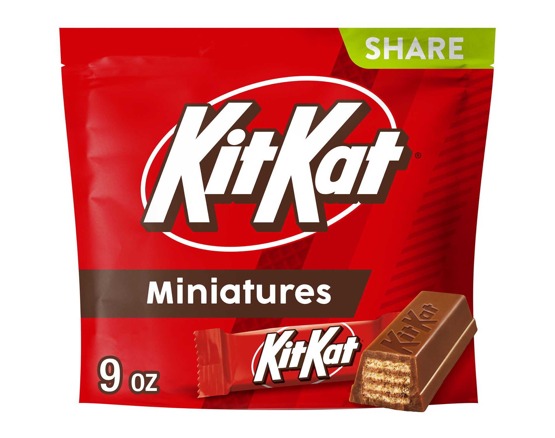 Kit Kat Miniatures Milk Chocolate Wafer Candy - 9oz