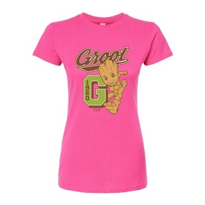 Women's - Marvel - Guardians of the Galaxy Groot Characters Fitted Graphic T-Shirt - 1 of 3