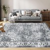 Non-Slip Indoor Washable Stain Resistant Rug,Low Pile Carpet for Living Room, Bedroom, Kitchen, Dining Room, Kids Room Nursery - 2 of 4