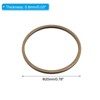 Unique Bargains DIY Craft Copper Jewelry Making Versatile Earring Beading Hoops 30 Pcs - 2 of 4