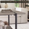 Coucheta 40 Inch Farmhouse Coffee Table with Storage Shelf, Durable Steel Frame, Multi-functional, Easy Assembly - 4 of 4