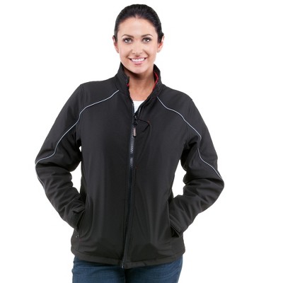 Refrigiwear Women's Warm Insulated Softshell Jacket With Thumbhole ...