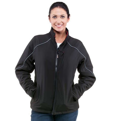 Sebby Collection Women's Quilted Jacket With Detachable Hood : Target