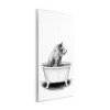 Stupell Industries Bear In Tub Rustic Bathroom Wall Plaque Art - 2 of 4
