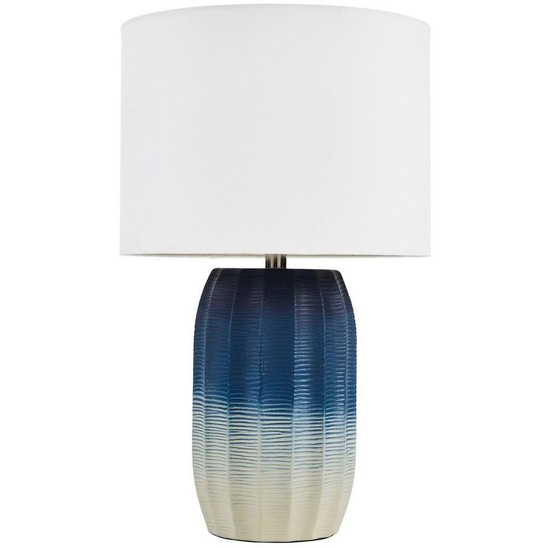 Adley 23" Table Lamp - Blue/White - Safavieh., 3 of 9