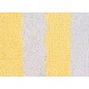 2pc Striped Washable Bathroom Rug Set Yellow/White - Garland Rug: Non-Skid, Nylon & Polyester, Machine Made - 3 of 4