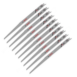 Bosch 10 Pack of 12 Inch 6 TPI Wood Reciprocating Saw Blades - RW126-10PK - 1 of 1