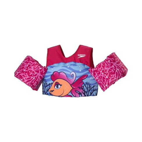 Speedo Toddler Splash Jammer Life Jacket Vest - Berry Beta