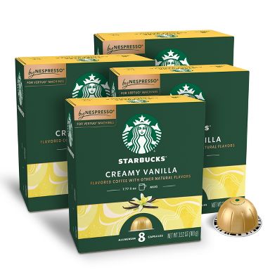 Starbucks by Nespresso VL Light Roast Creamy Vanilla Capsules - 32ct