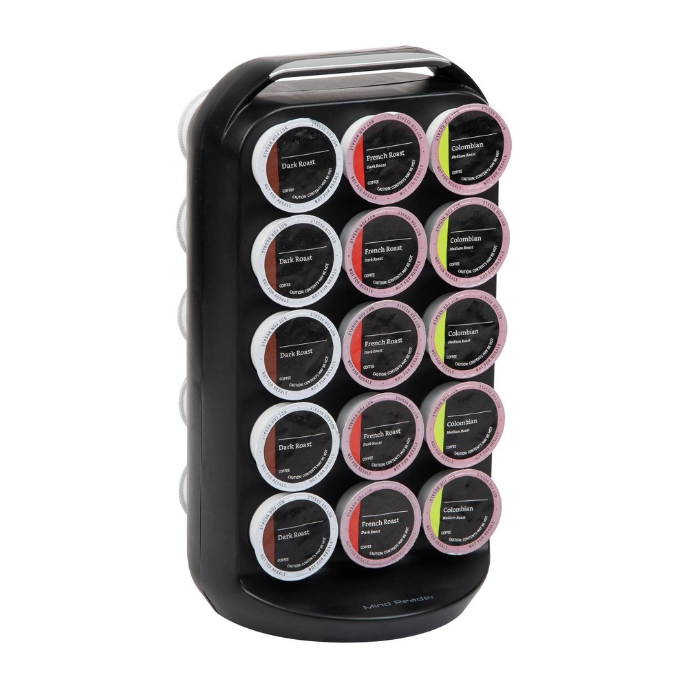 Mind Reader Single-Serve Coffee Pod Storage 30 Pod Capacity Black