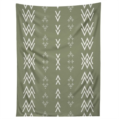 Sheila Wenzel-Ganny Sage Minimalist Mudcloth Tapestry - Society6
