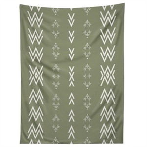Sheila Wenzel-Ganny Sage Minimalist Mudcloth Tapestry - Society6 - 1 of 3