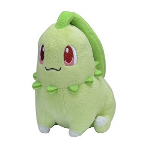 Pokemon Center: Sitting Cuties: Chikorita Plush # 152 -  Generation 2 - 6 In - 1 of 4