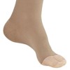 Ames Walker AW Style 292OT Adult Luxury Opaque 20-30 mmHg Compression Open Toe Thigh Highs w/Dot Band - image 2 of 4