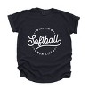 Simply Sage Market Livin' that Softball Mom Life Garment Dyed Tee - 2 of 4