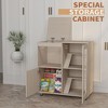 Ridstar 4-Tier Hamster Cage Wood with Storage Cabinet For Rat Chinchilla-Brown - 3 of 4