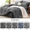 BAGOKIE 5/7 Pieces Bed in a Bag Comforter Set for All Season - 4 of 4