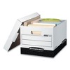 Bankers Box R-KIVE Heavy-Duty Storage Boxes, Letter/Legal Files, 12.75" x 16.5" x 10.38", White/Black, 12/Carton - 2 of 4