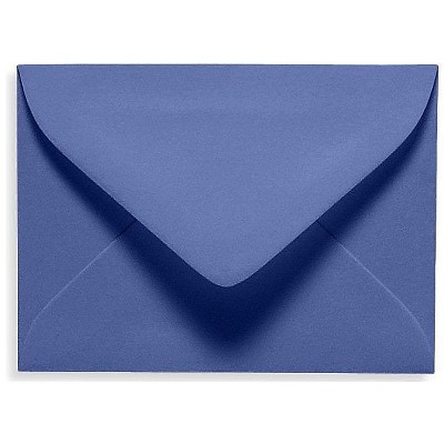 LUX 2 11/16" x 3 11/16" 70lbs. #17 Mini Envelopes W/Glue Boardwalk Blue EXLEVC-23-50