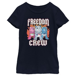 Girl's Care Bears Freedom Crew T-Shirt - 1 of 4