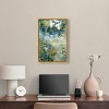 Art Remedy Green Moss Monet Garden Green Abstract Wall Art Framed - 2 of 4