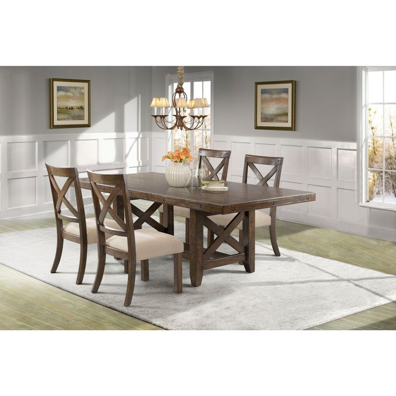 Francis Extendable Dining Table Brown - Picket House Furnishings, 5 of 7