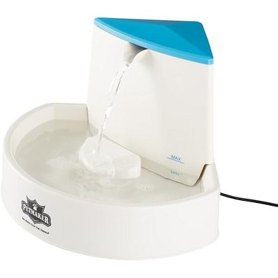 PETMAKER White Automatic Electric Water Dispenser for Dogs & Cats, 8.5 Cup