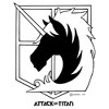 Juniors Attack on Titan Classic Police Regiment Logo T Shirt - 2 of 4