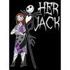 Men's The Nightmare Before Christmas Her Jack and Sally T-Shirt - 2 of 4