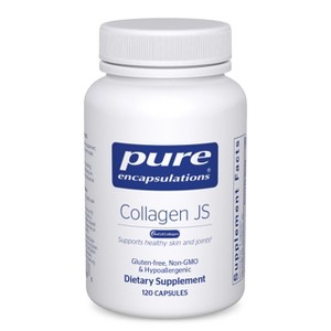 Pure Encapsulations Collagen JS - Skin & Joint Health* - 1,000 mg Hydrolyzed Biocell Collagen - Gluten Free & Non-GMO - 1 of 4