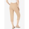 Woman Within Plus Size Petite The Hassle-Free Soft Knit Capri - 3 of 4
