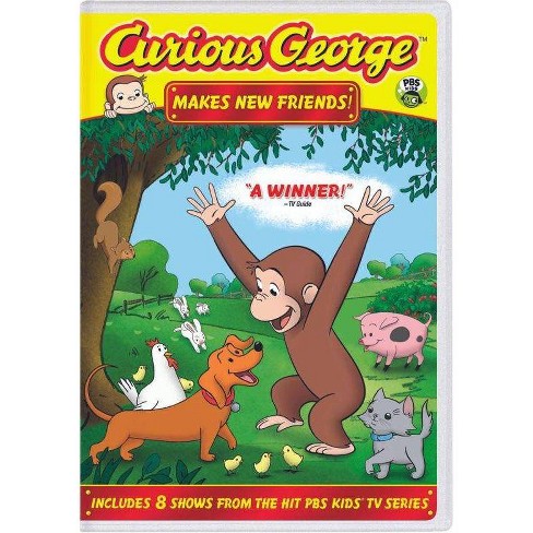 Curious George Curious George Makes New Friends Dvd Target