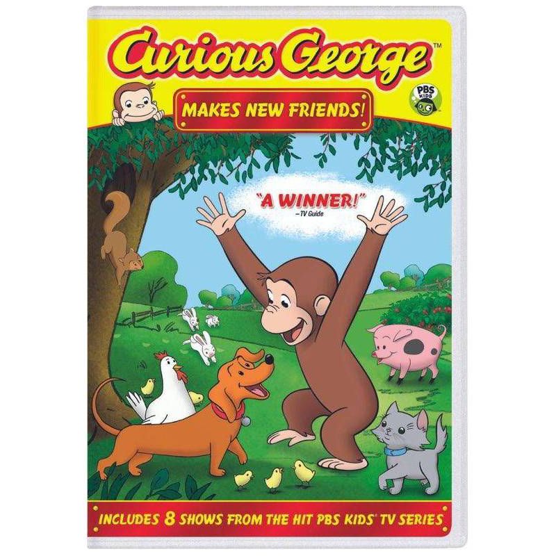 Curious George: Curious George Makes New Friends (DVD), 1 of 2