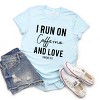 Simply Sage Market I Run On Caffeine And Love Short Sleeve Tee - 3 of 4