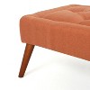 GDFStudio Chatham Mid-Century Modern 50" Tufted Upholstered Ottoman - 4 of 4