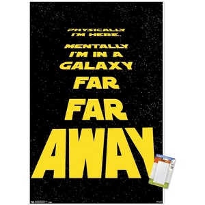 Trends International Star Wars: Saga - Physically I'M Here Unframed Wall Poster Prints - 1 of 4